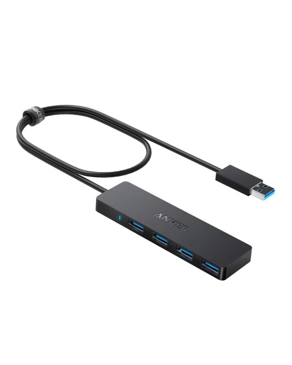 Anker 4-Port USB 3.0 4 in 1 Adapter60 cm BLACK