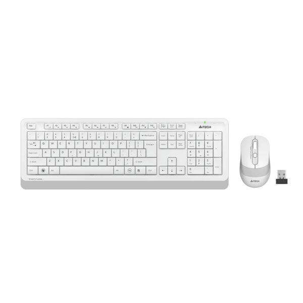 A4Tech FG1010S WHITE (MULTIMEDIA) FGK10 + FG10S SILENT CLICK