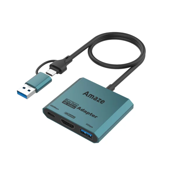 Amaze A315 Type C + USB to HDMI 4K@60Hz + USB 3.0 + Type C Hub