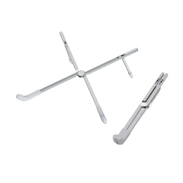 Amaze A532 Aluminum Alloy Ultra Thin Laptop Stand - Silver