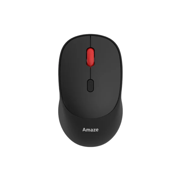 Amaze A710 Clicket Dual Connection 4D Wireless Mouse - Black