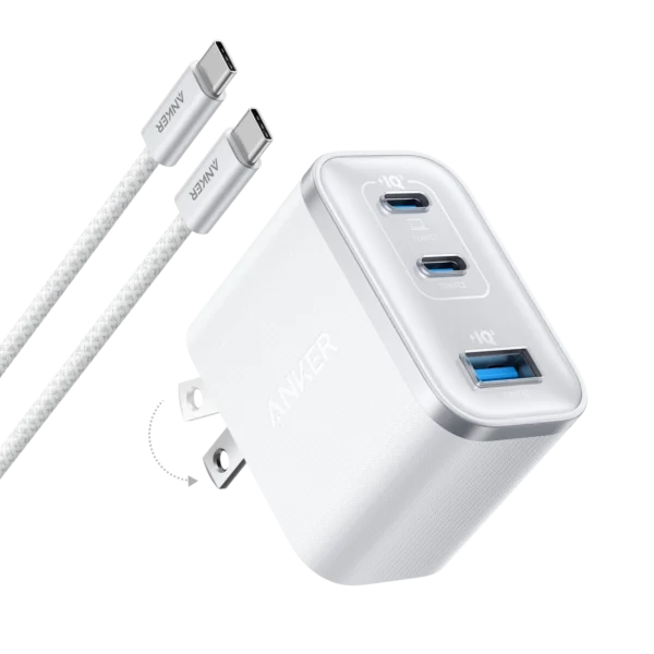 Anker 70W 2C1A GaN Nano Charger White A121A62