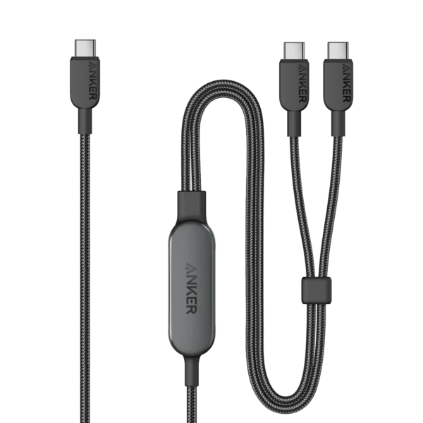 Anker 2-in-1 USB-C Cable 1.2m Black A8895611