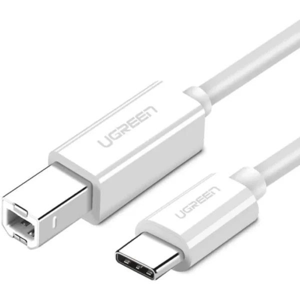 UGREEN USB-C to USB 2.0 Print Cable 1.5m (White) 40417
