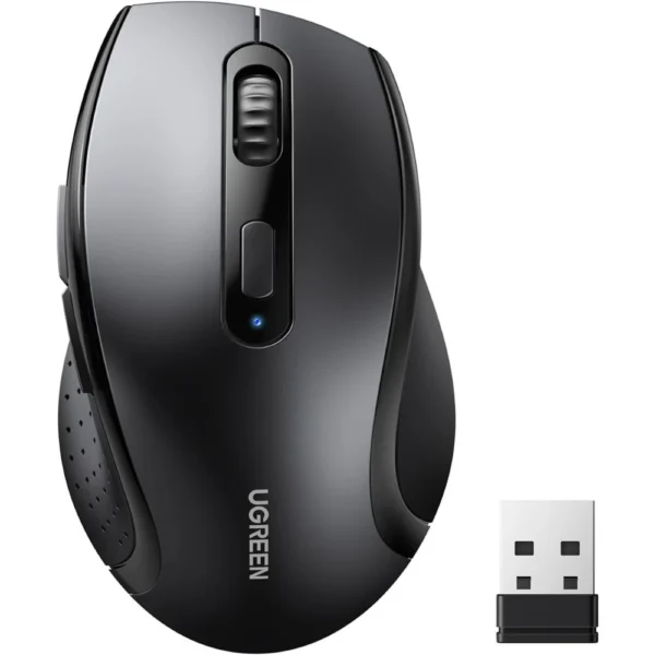 UGREEN Ergonomic Contoured Wireless Mouse 2.4 GHz 45012