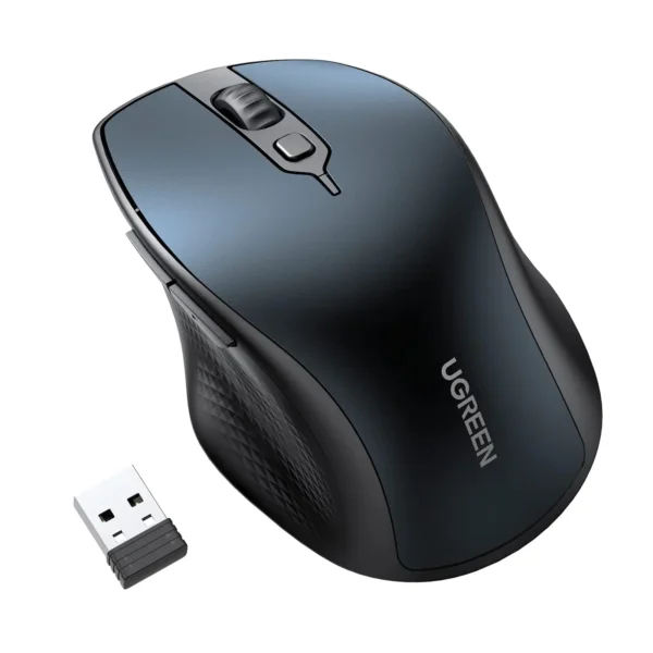 UGREEN Ergonomic Wireless Mouse 2.4G & BT Blue 15807