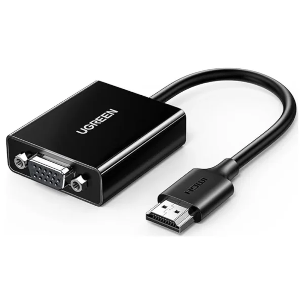 UGREEN HDMI to VGA Converter without Audio (with Power Port) 1080P@60Hz 90813