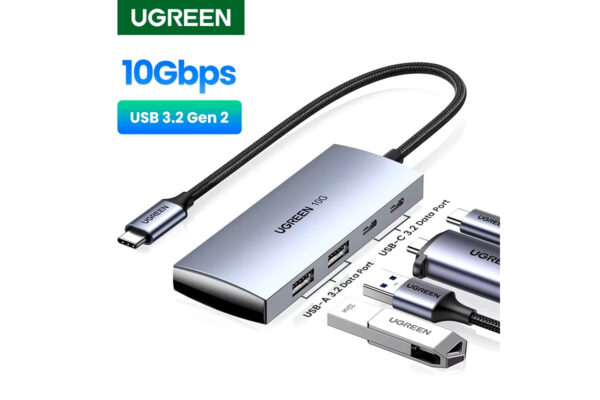 UGREEN USB-C to 2xUSB-A + 2xUSB-C Hub USB-A&C 10Gbps (4 IN1) 30758