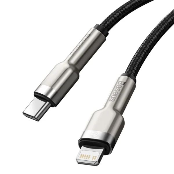 Baseus Cafule Series Metal Data Cable Type‑C to iP PD 20W 2m Black CATLJK-B01