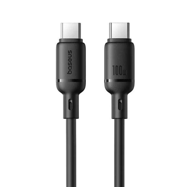 Baseus Silky Series Fast Charging Cable Type‑C to Type‑C 100W 2m Cluster Black P10377704113-01
