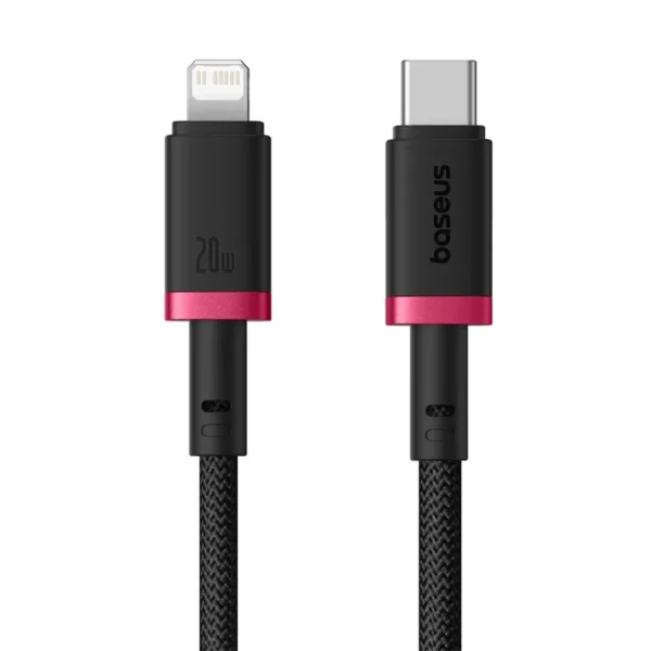 Baseus Dura Series Fast Charging Cable Type‑C to iP 20W 2m Red+Black P10377800U01-03