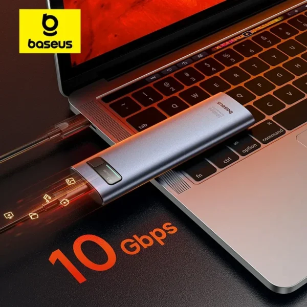Baseus FlyJoy Series SSD Enclosure (M.2 NVMe) Space Grey B00760600811-01