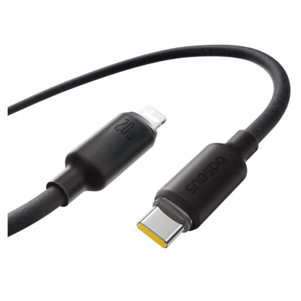 Baseus Foamed Silicone Fast Charging Data Cable USB‑C to iP 20W Cosmic Black 2m E0426A04
