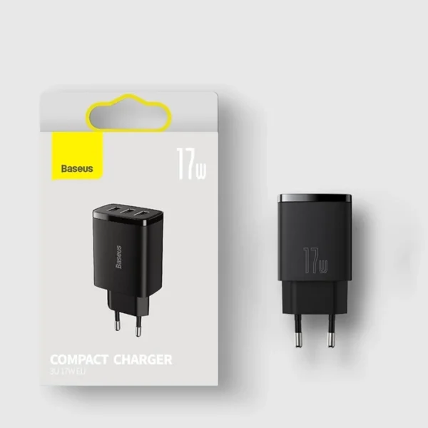 Baseus 17W 3 USB Port Charger CCXJ020101