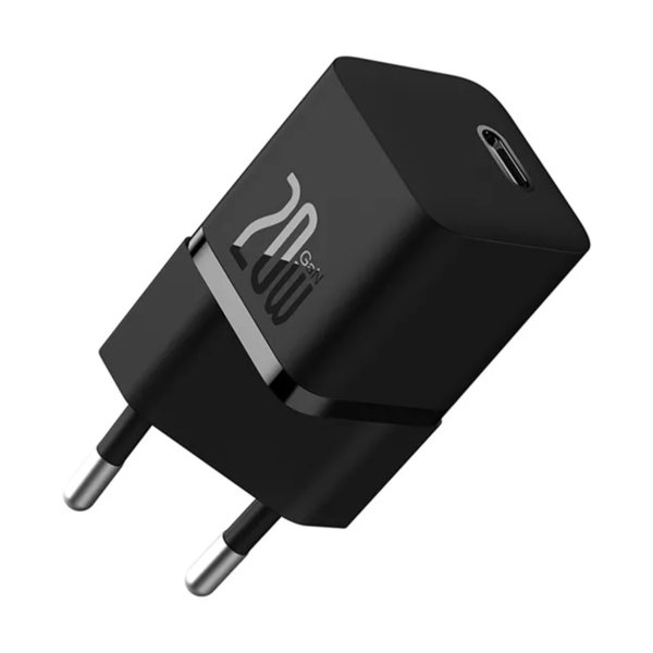 Baseus GaN5S Fast Charger 1C 20W EU Cluster Black P10162503113-00