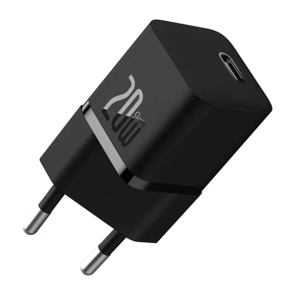 Baseus GaN5 Fast Charger(mini) 1C 20W EU Black CCGN050101