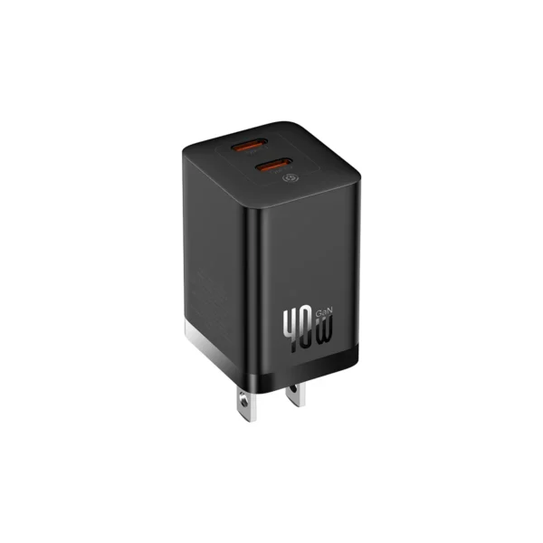 Baseus GaN5 Pro Fast Charger C+C 40W US Black CCGP180201