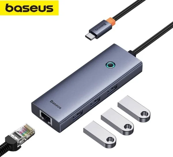 Baseus 3USB 1 LAN Hub B0005280A813-00