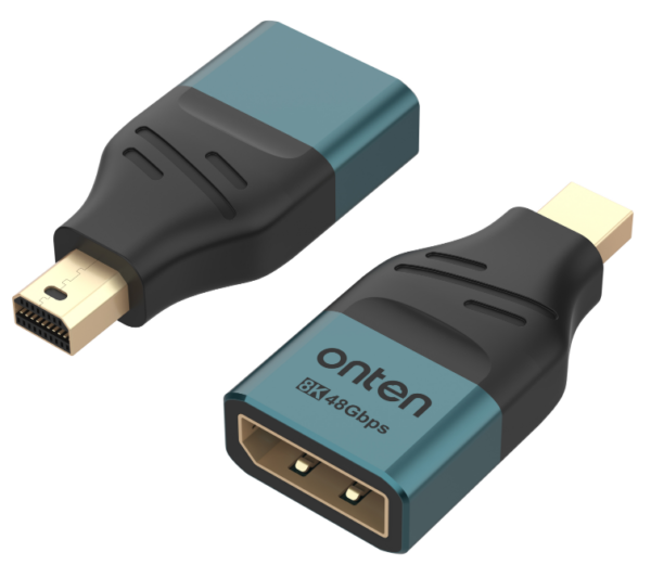 ONTEN DP1.4 MiniDP to DP Female Adapter 8K@60Hz OTN-DP83