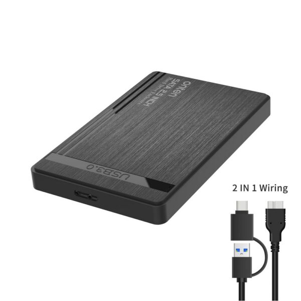ONTEN USB 3.0/Type-C to 2.5″ External HDD Enclosure OTN-UHD1