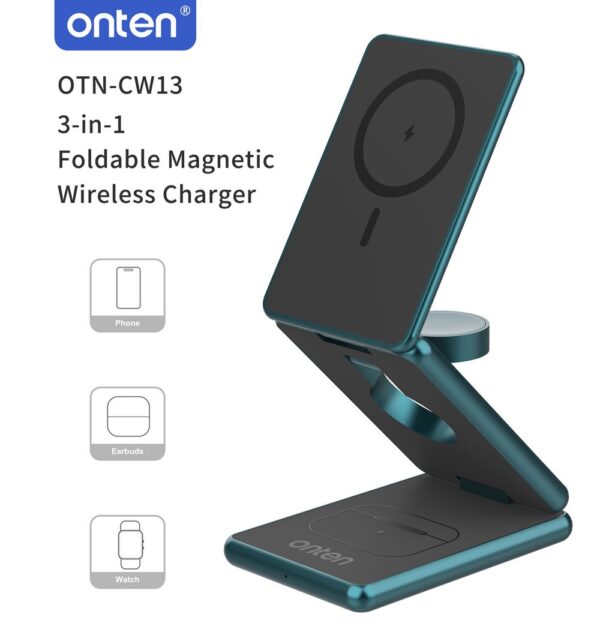 ONTEN 3-in-1 Wireless Foldable Charging Bracket OTN-CW13