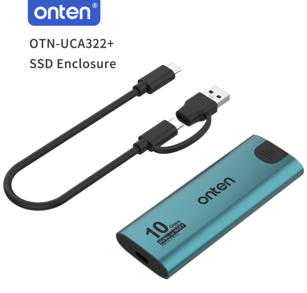 ONTEN SSD Enclosure (NVMe & NGFF) OTN-UCA322+