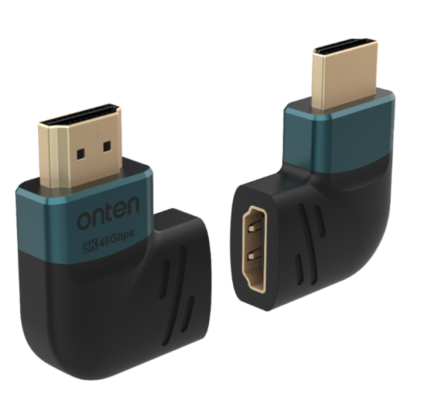 ONTEN HDMI2.1 8K Right Angle Adapter OTN-HD813
