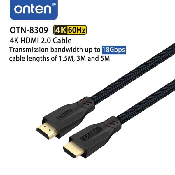 ONTEN 4K HDMI 2.0 Cable 5m OTN-8309