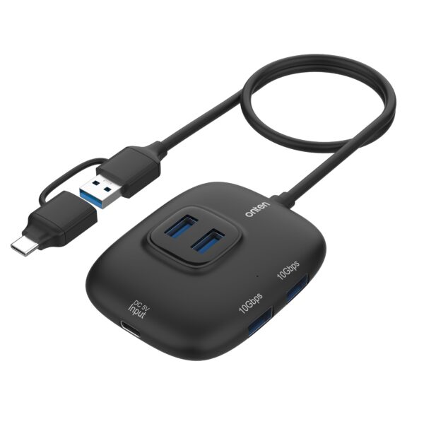 ONTEN 5‑in‑2 USB 3.1 Gen1 10G Hub OTN-UCA610